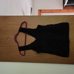 Black lace tank